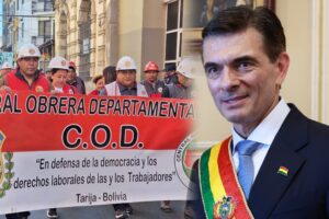 Tarija se divide: contramarcha respalda a Paz y otra exige su renuncia