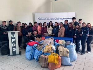 Gabriela Pacello destaca solidaridad de la comunidad educativa con familias vulnerables