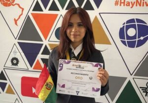 Orgullo tarijeño: Joven conquista el oro internacional y pone a Bolivia en la cima de la ciencia