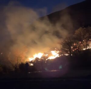 Erquis Ceibal declara emergencia tras descontrolarse nuevamente el incendio